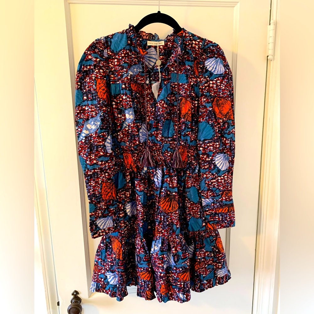 Ulla Johnson Ismaya Dress in Azul Size 0 worn once but basically brand new!
